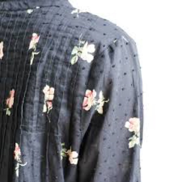Ulla Johnson Black Floral Blouse - Picture 3 of 9